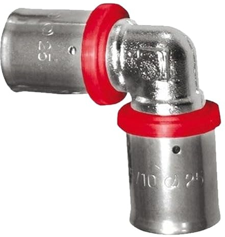 Suinga Codo 90 para Tubo multicapa 20 mm para uso con máquina prensadora, gris