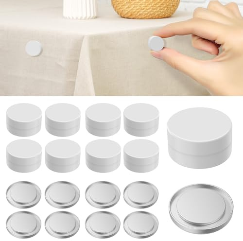 SUISHOUYI 8pcs Magnet Table Cloth Holder Picnic Tablecloth Clip Straps Thin Cloth Grabbing Table Anchors Anti-Slip for Meeting Party Indoor Outdoor Events Restaurant Christmas Camping Banquet Beach