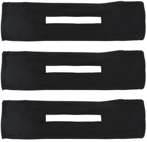 Lurrose Bandeau Chignon Noir en Fer et Polyester, Accessoire Élégant pour Coiffure Femme, Lot de 3 Pièces pour Créer des Boucles Chignon