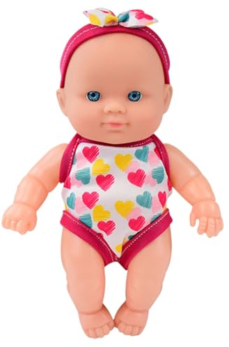 Poupée d'eau pour bébé, Nageur étanche, Bain Flottant pour bébé avec articulations Mobiles, Maillots de Bain Amovibles, Natation pour Enfants, Baignoire, Piscine, Temps de Jeu, Style 2 Eau