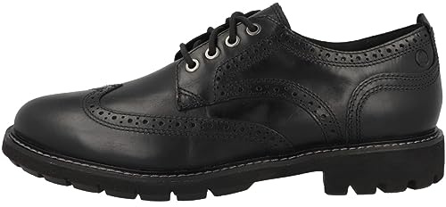 Clarks Batcombe Far Mens Black Leather, 7