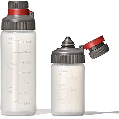 OXO Outdoor Leakproof Squeeze Bottle Set, 3, 6 oz