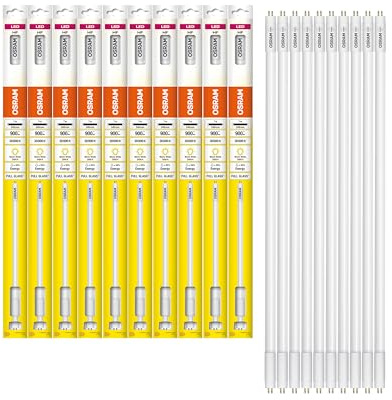 OSRAM LED TUBE T5 HF HE14 549 mm, tubo LED lineal, 7W, 900lm, 3000K, luz blanca cálida, reemplazo LED para tubos fluorescentes T5 convencionales con casquillo G5, larga vida, optimo consumo de energía