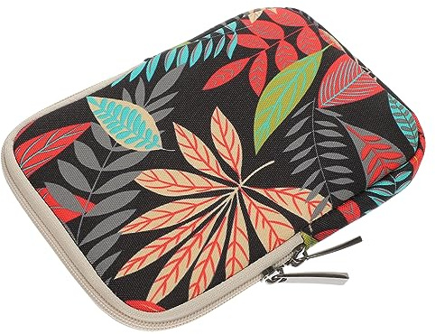 Mikikit Étui de Protection pour Liseuse en Toile Élégante et Stylée, Pochette Pratique pour Ranger Liseuse Électronique et Petits Accessoires
