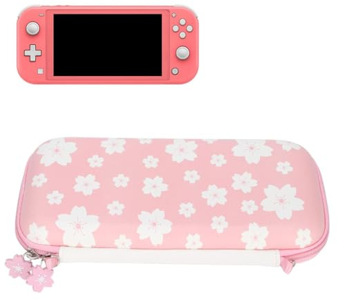 Cyrank Étui De Transport pour Switch Lite, Pochette Switch Lite, étui De Voyage Portable à Coque Rigide Sac De Rangement Sac De Jeu De Voyage pour Accessoires De Console Switch Lite(Lite)