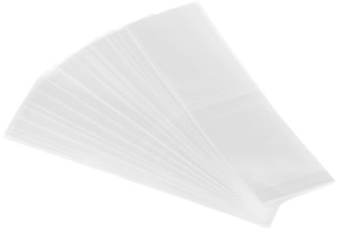 PATIKIL 250pz Fascette Termorestringenti Perforate 94x28mm Trasparenti