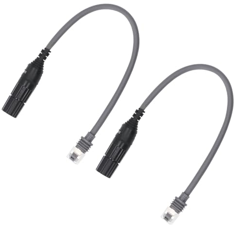 banapoy Adaptador Cable Gen3 Spx A Rj45, 2 Piezas 1200Mbps 26Awg Adaptador Extensión Cable Satelital Rectangular, Conector Cable Internet, Cable Ethernet con Enchufe Spx Hembra