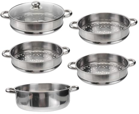 CIYODO Olla Vaporera De Acero Inoxidable Multifuncional Para Sopa Para Cocina Familiar