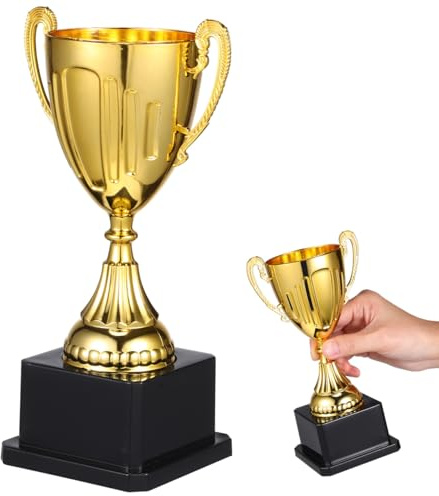 BESPORTBLE Mini Goldene TrophäE Mit Schwarzem Sockel - 19 cm Pokal FüR Kindergeburtstag Auszeichnungen Und Dekoration - 1 StüCk