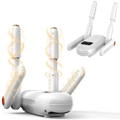 ZeiLaBang Kakadi Schuhtrockner Elektrisch,Schuh Trocknergerät mit 3 Modi Timer für Schuhe,Stiefeltrockner,faltbares Design für Handschuhe, Hüte, Socken, Skistiefel