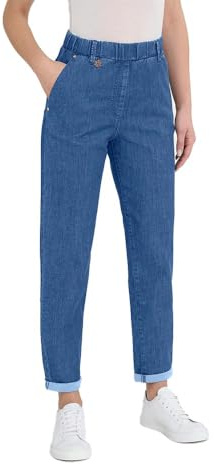 RAGNO Jeans a Carota con Tasche P-E in Light Denim dn18p7