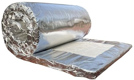 CFMAIF Keramikfasermatte Hochtemperatur Isolierung, bis 2300 °F, hohe Temperaturbeständigkeit Für Hochtemperatur Kamin, Rohrdurchführungen(610mmX1m,Thickness: 10mm)