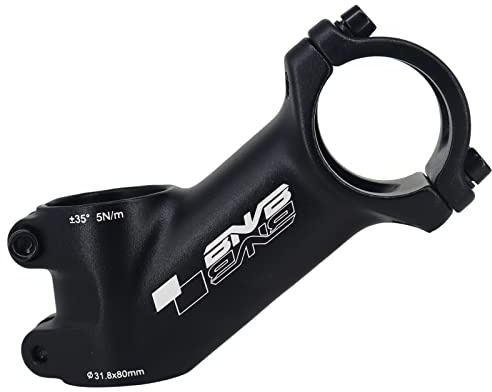 PLATTBK Potencias MTB 31.8mm Vástago de Manilar de Bicicleta Aleación de Aluminio Ciclismo Bici de Montaña (80 mm)