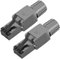 RedStar24 RJ45 Stecker Werkzeuglos CAT 7 CAT 8 Netzwerkstecker für Verlegekabel CAT8 CAT7 CAT6a LSA Feldkonfektionierbarer LAN Crimpstecker Geschirmt bis 40 Gbps 2000MHz 2 Stück