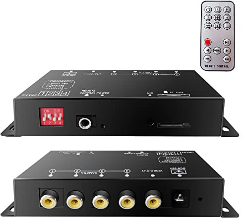 Mini videoregistratore DVR portatile a 4 canali HD 720P per telecamere di sorveglianza AHD CCTV, supporta registrazione video loop, registrazione audio, più lingue OSD, supporta scheda di memoria da