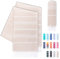 LAYNENBURG 2er-Set Premium Hamamtuch mit handgeknüpften Fransen - 100% Baumwolle - XXL Strandtuch 100x200 cm - Oeko-TEX 100 - Strandhandtuch groß - Saunatuch & Reisehandtuch (Beige)
