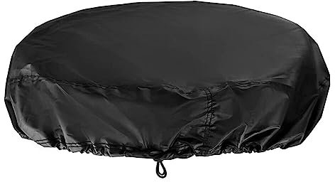 Couvercle De Protection pour Seau, Housse pour Tonneau De Pluie en Tissu Oxford Imperméable avec Cordon De Serrage, Housse De Protection Pliable pour Seaux, RéServoirs, Poubelles, Diamètre 65cm