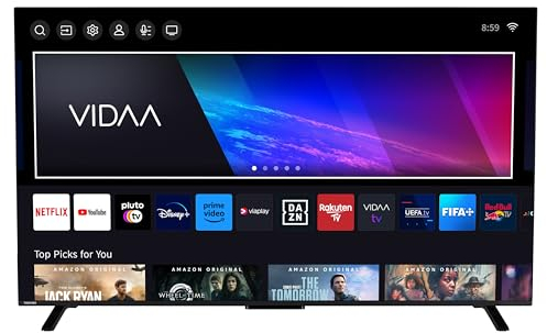 Toshiba 65QV2363DAW 65 Zoll QLED Fernseher/VIDAA Smart TV (4K UHD, HDR Dolby Vision, Triple-Tuner, Dolby Audio) [2024]
