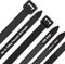 DUNSOO 100 Stück Kabelbinder Schwarz, 500 mm x 8 mm Kabelbinder UV Beständig, Chemische Resistenz Cable Ties Starke Zip Ties mit 70 kg Zugfestigkeit