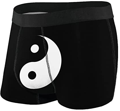 Boxer Shorts Tai Chi Ying Yan Boxer Pants Comfort Underpants Funky Men'S Underwear For Man, Husband, Boy XXL