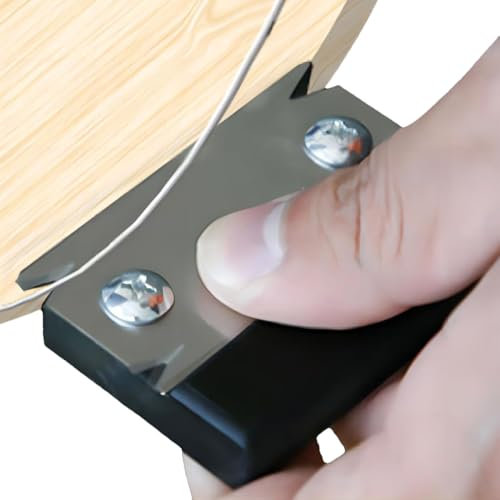 Coupe-bordure à placage – Bandes de bord manuelles recouvertes de rouille avec lame en acier au carbone | Poignée étanche Outil de travail du bois pour PVC, ABS, placage de bois, bandes stratifiées