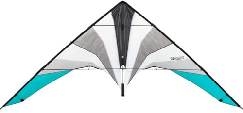 HQ Fellow Ocean Strike - 2-Line Stunt Kite - Synchronized Flight & Precision - Ideal Team Flying - Intermediate Drivers - Ocean Design - Delivered Nude