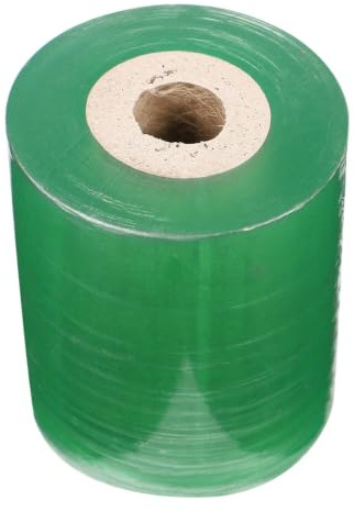 OSOLADY 4 Rollos de Cinta Estirable y Resistente de PVC Verde de Injerto Autoadhesiva Adecuado para Injertos para Árboles Frutales en Cítricos y Nueces en Granjas