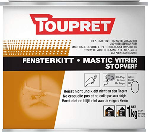 Mastic vitrier Toupret - 1 kg