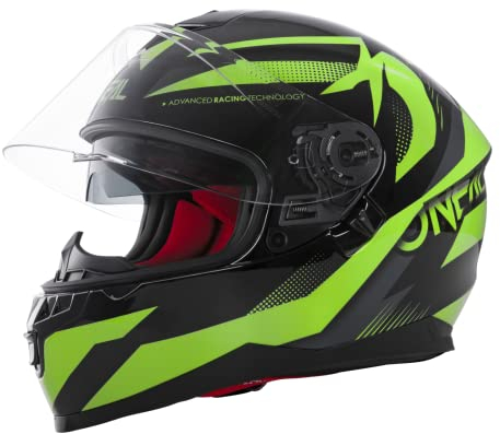 O'NEAL | Motorradhelm | Enduro Adventure Street | ABS-Schale, integrierte Sonnenblende | Challenger Helmet Exo V.22 | Erwachsene | Schwarz Neon-Gelb | Größe XXL