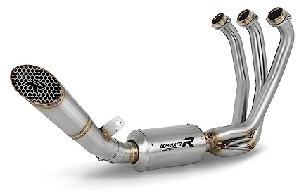 DOMINATOR Impianto di scarico Collettori Marmitta Silenziatore GP3 compatibile con MT 09 2021-2022 Low Level EX