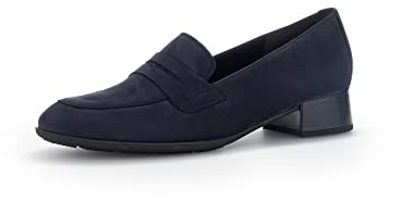 Gabor Donna Mocassini, Signora Pantofole,Pantofola,Scarpe da College,Scarpe Business,Blue,38 EU / 5 UK