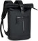 Lekeinchi 17-Inch Waterproof Laptop Backpack for Men and Women - Roll Top Design for School, Travel, Business, Work, and Camping(Black)