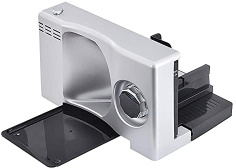 Pour un usage domestique ou commercial, machine de découpe large et congelée, trancheuse à pain, force de coupe de 0 à 15 mm, lame en acier inoxydable, développement de coupe de 170 mm