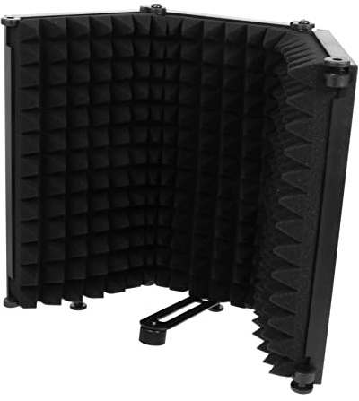 ERINGOGO 1pieza Filtro Acústico De Micrófono Pantalla Antiviento Para Grabación Reducción De Ruido Estudio y Hogar Diseño Portátil Para Uso Profesional y Personal