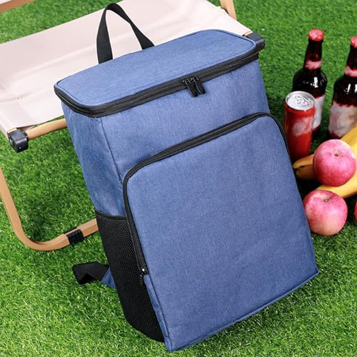 DEEguess 20L Sac à Dos RéFrigéRé, Isotherme, éTanche Et De Grande Capacité, IdéAl pour Les Barbecues, Le Camping Et Les Voyages,Cyan