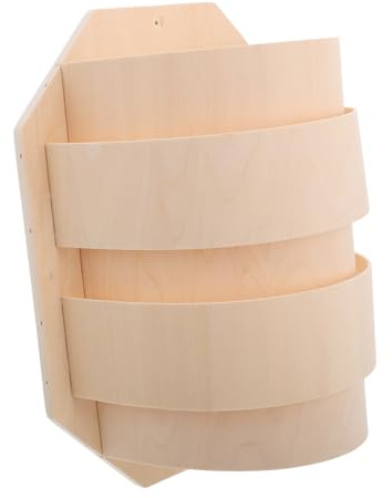 ULTECHNOVO Pantalla De Lámpara Para Sauna De Madera Ligera y Delgada, Cubierta Protectora De Luz Suave, Accesorio Decorativo Resistente Para Habitación De Vapor