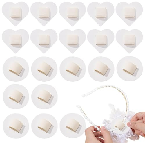 Lot de 20 bandeaux en feutre faits à la main | Bandeau élastique en feutre, pour thé, femmes, filles, coiffeuse, salle de bain, voyage
