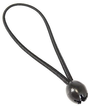 25 pièces élastique avec boule 250mm Ø 6mm noir | Expander élingues cordes en caoutchouc tendeurs de bâche boucles en caoutchouc | Accessoire de serrage avec application universelle