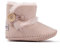 Hofbrucker Lammfell Babyschuh Booty in Pink, Größe 16/17