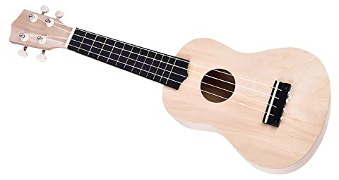 Ukulele-kit Bygg Ditt Eget Ukulele-kit Bygg Ditt Eget 31×21×8 21-tums Basswood 4-strängad Ukelele DIY-kit Instrumenttillbehör