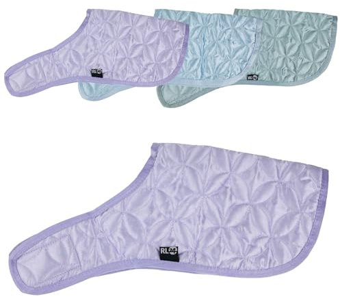 RL24 - Hobby Horse Decke – Spielzeug Pferdedecke zum Anbringen am Hals des Stockpferdes – Hobby Horse Zubehör – Decke in Flieder