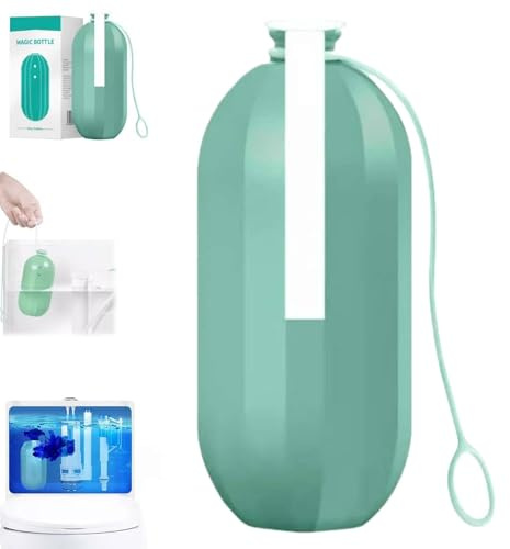 Krazy-Klean Pro - Limpiador de inodoro de 10 años, 2025, nueva botella de limpieza de tazones, sello de gel de inodoro, potente limpieza, eliminación de olores, eliminación de manchas, limpiadores de