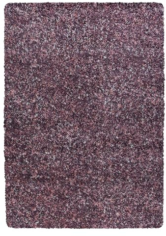 HomebyHome Tapis Shaggy à Poil Long Design mélangé, Tapis à Poil Long de Style Vintage pour Le Salon, Couleur: Rose-1, Taille: 120 x 170 cm