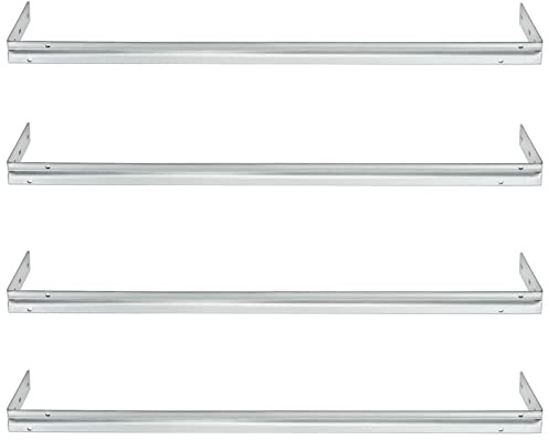 SOTECH 4 st Tvärstänger i stål för 60 cm underskåp Stabilisering av inbyggd spis, diskbänksunderskåp Monteringsfästen för stabilisering av skåp