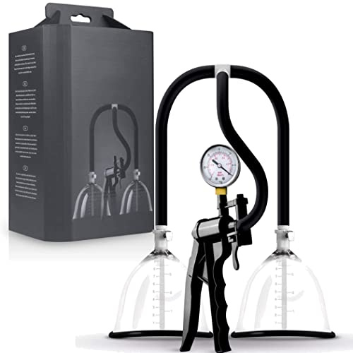 Premium Brust-Vakuumpumpen Frauen Physische Brustpumpe Vakuum Sex Für Größere Brüste Weibliche Brustvergrößerung Schönheit Massager Mit 2 Brustsauger Gebogene Brustkörbchen, Ihr Geschenk