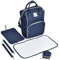 Daliya® PAKMI Wickelrucksack mit Schnullertasche & Wickelunterlage & Wickelunterlagentasche & Schlüsselanhänger - Wickeltasche Mamabag Tasche Rucksack mit viel Stauraum - Marineblau