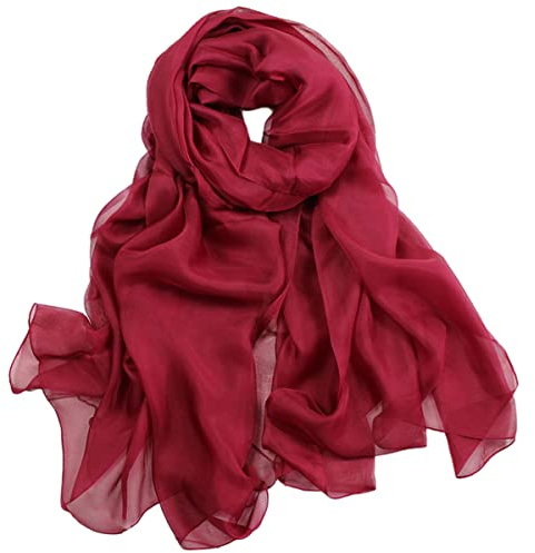 FAIRYGATE Ladies Scarves Long Soft Chiffon Neck Scarf for Women Shawl Wrap Scarfs