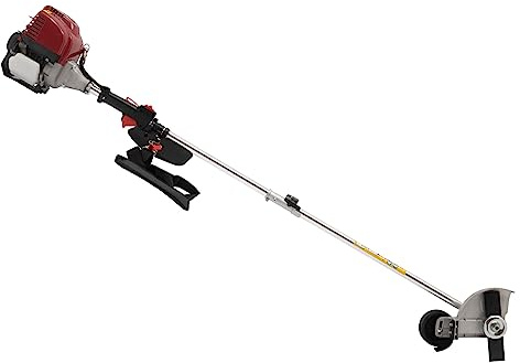 HUOMMGS 36 CC motorsense bensin friskärare 750 W häcksax bensin med skyddsglasögon, bärrem 4-taktsmotor hög effekt grästrimmer med 2T knivhuvud motorsense för fruktträdgårdar, teträdgårdar