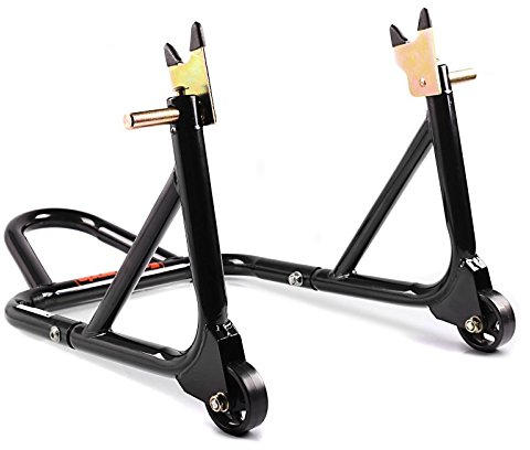 ConStands - Motorrad Montageständer Kompatibel mit Kawasaki ZRX 1100 Schwarz Hinten Standard Racing Basis