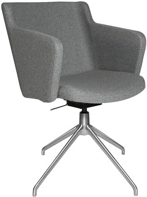 TOPSTAR | Besökarstol SFH | 3D-sittled och fotkryss i aluminium | ljusgrå